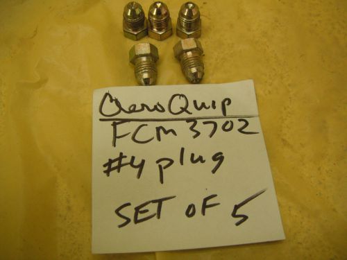 5   areo quip  #4  plugs # 3702
