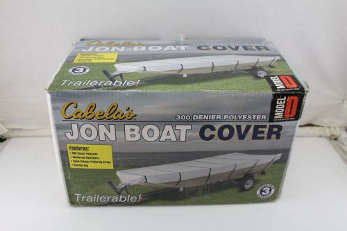 Cabela&#039;s jon boat cover model d 18ft trailerable