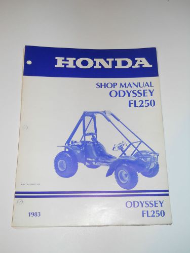 Honda fl250 odyssey 1983 official shop service repair manual
