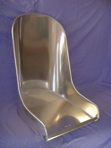 16&#034; aluminum hot rod bomber seat - hunt&#039;s seats - oem - made in usa
