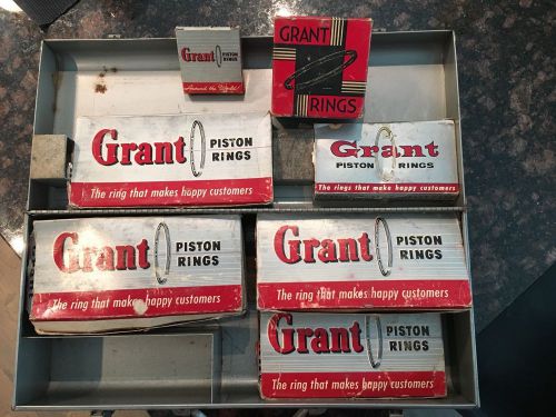 Vintage lot of grant piston rings
