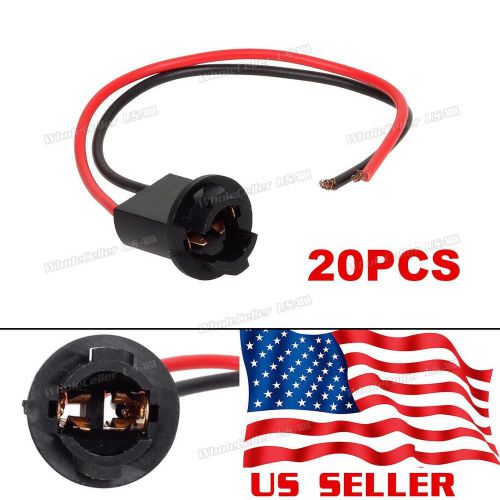 20x t10 194 168 13mm hole extension connector wiring harness dash panel light