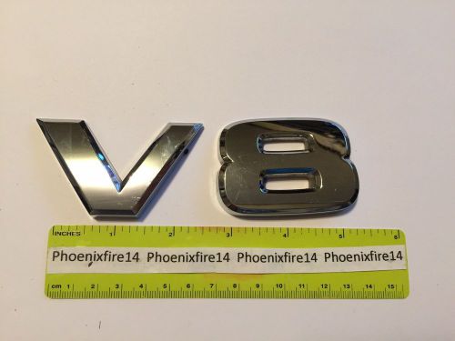 Nissan chrome v8 mblem used