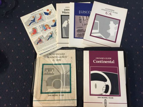 1999 lincoln continental owners manual