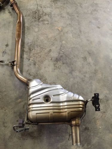 Complete right muffler &amp; chrome tailpipe 1644906815 mercedes ml550 w164 x164 oem