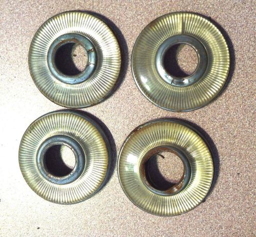 Vintage bling!!  4 pc inside door &amp; window handle escutcheons