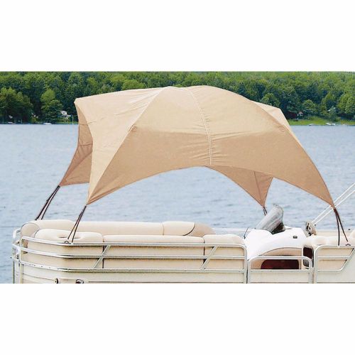 Taylor made pontoon gazebo shade top - tan - 12003os