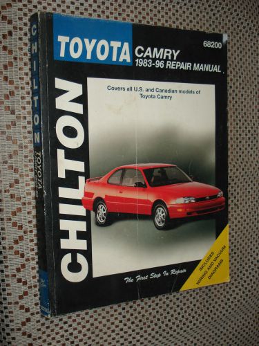 1983-1996 toyota camry service manual shop book 1984 1985 1986 chiltons repair