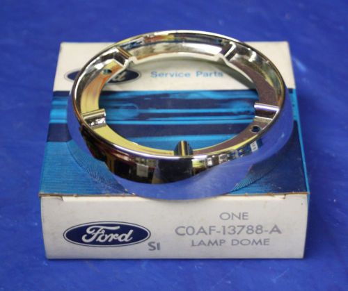 Nos ford dome light bezel 1967-70 mustang 61-65 comet 60-64 galaxie coaf-13788-a