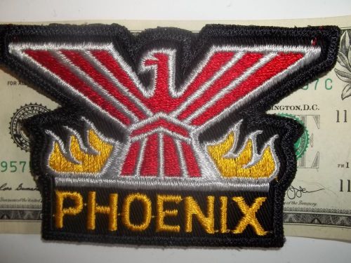 &#034;pontiac phoenix&#034; shirt/jacket/hat patch iron/sew-on