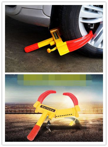 Auto car anti theft boot tire claw wheel clamp truck towing trailer parking lock