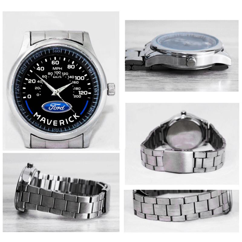 Hot item! ford maverick classic speedometer style custom sport metal watch
