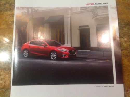 2016 mazda 3 brochure