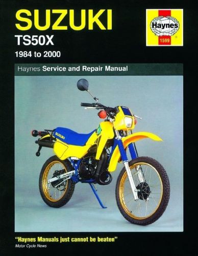 Haynes m1599 repair manual for 1984-00 suzuki ts50x