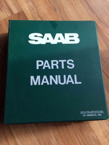 1989 saab parts manual