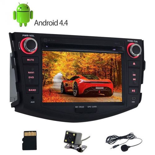 Android 4.4.4 mirror link car dvd gps navi radio tpms for toyota rav4 2006-2012