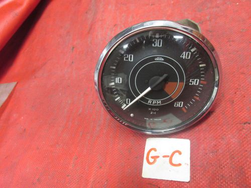 Triumph tr3,tr4, original jaeger tachometer, tested, curved glass, !!