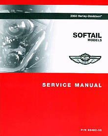 2003 harley davidson softail motorcycle service manual : 99482-03