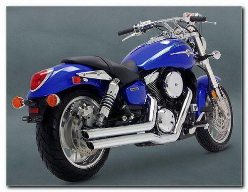 Vance Hines Exhaust Big Shots Staggered Chrome Kawasaki Marauder 1600 2004-2008, US $513.29, image 1