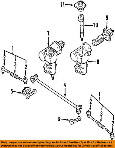 Nissan oem 01-04 frontier steering gear-pitman arm 485028b485