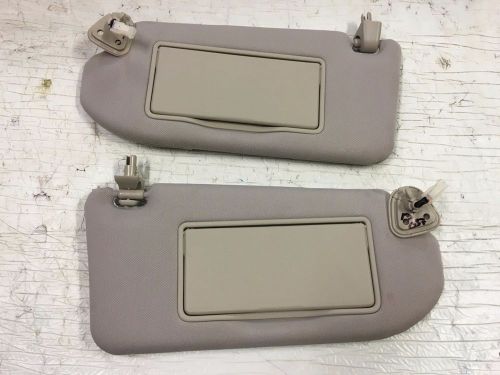 2011-2013 infiniti g37 g37s sedan sun visor left &amp; right oem gray