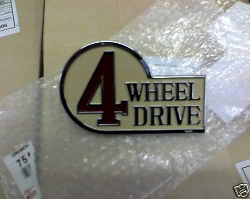 Rare find fj 40 rear logo rh side mount 4wd 