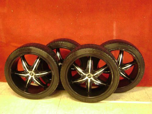 Helo wheels and tires----22. x 9.5 inches --tires included.