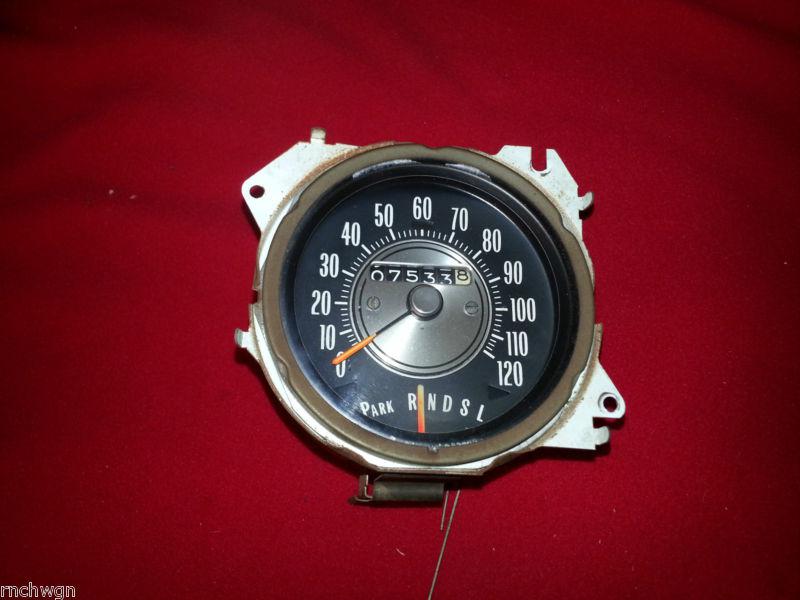 1970-72 oldsmobile cutlass 442 original gm speedometer w/column shift indicator