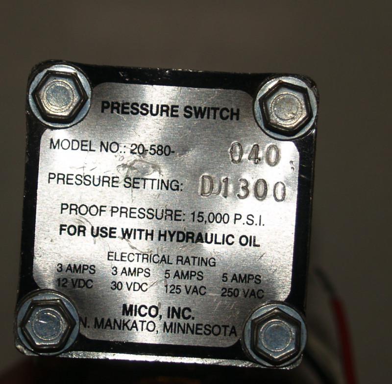 mico pressure switch 20-580-040, US $20.00, image 2