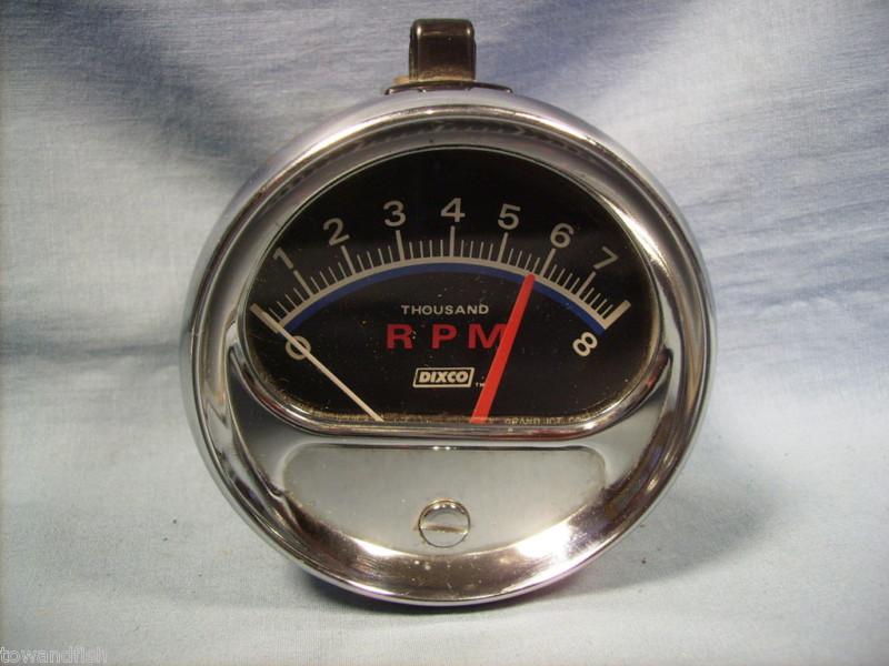 Vintage dixco 8000 rpm tachometer-rat rod