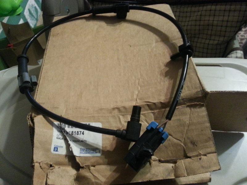 Gm oem 19181874 front abs wheel sensor/abs wheel speed sensor
