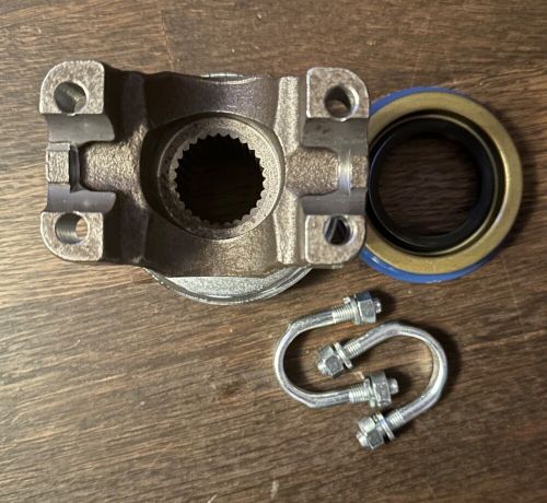 Ford 9" inch 1310 cast iron yoke 28 spline with seal and straps