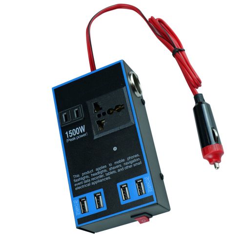 Car Power Inverter 12V 24V to 110V 220V 1500W Multifunctional Truck Home Outlet, US $18.39, image 8