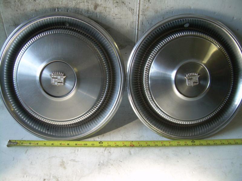 70 cadillac deville fleetwood calais stainless rim hubcap wheel cover-eldorado