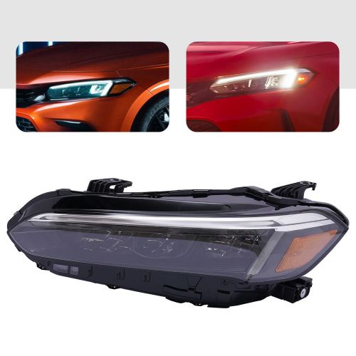 LED Headlights Assembly for Honda Civic SEDAN EX LX 2022 2023 Front Lamps Pair, US $392.00, image 2
