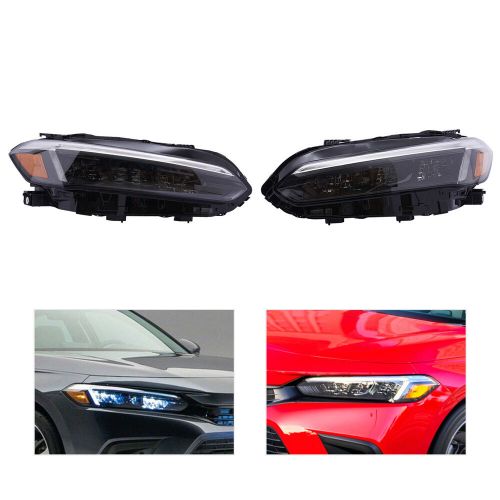 LED Headlights Assembly for Honda Civic SEDAN EX LX 2022 2023 Front Lamps Pair, US $392.00, image 16