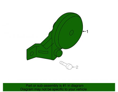 Genuine hyundai alarm horn 96630-2w000