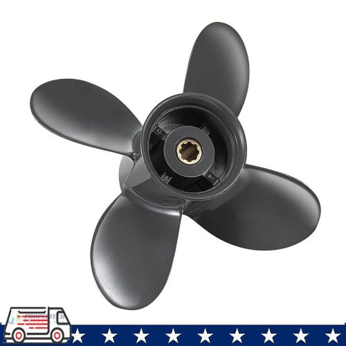 For Honda Boat Propeller 9 1/4 x 10 Outboard 8-20HP 8 Spline 4 Blades 9.25'' RH, US $47.55, image 3