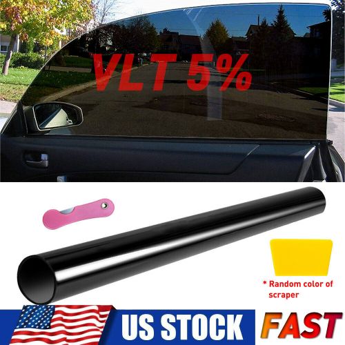Uncut Window Tint Roll 5% VLT 20 " 10 ft Feet Home Commercial Office Auto Film, US $11.30, image 11