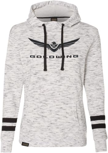 Factory effex 25-88822 women's goldwing bold pullover hoodie medium white/black