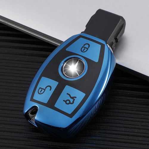Car Key Case Cover For Mercedes Benz A B C E S Class 3 Button Remote, US $, image 2