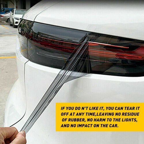 12"x72" Gloss Dark Black Smoke Headlight Taillight Fog Light Tint Film Vinyl, US $10.99, image 5