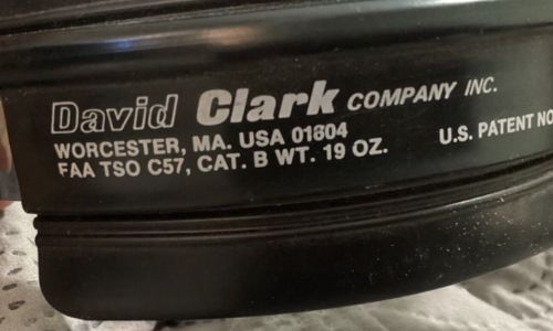 David Clark Model H10-40 Aviation Headset Microphone Dual Plug M4, US $67.95, image 9