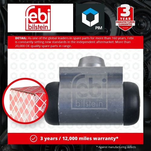 Wheel Cylinder fits SUZUKI BALENO A1K310 1.0 Rear 2016 on K10C-T Brake Febi New, US $, image 3