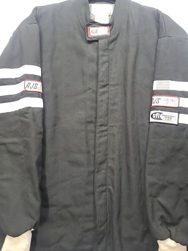 RJS Racing Equipment Jacket Fire Resistant Nomex 3-1 Black Men’s Size 2x Vintage, US $75.00, image 14