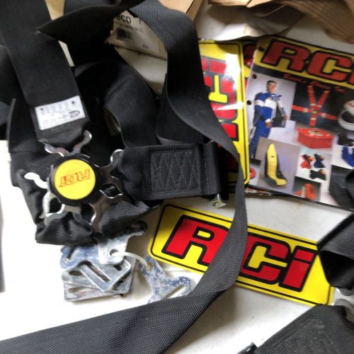 Two Sets RCI Racing 5 Point Harness 3” Y Type Complete Sets Black Belts 9310CD, US $100.00, image 5