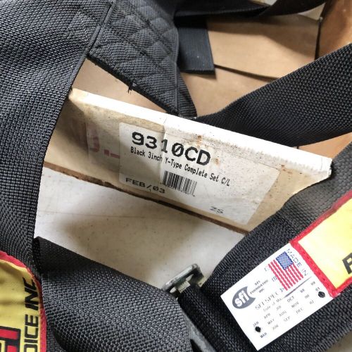 Two Sets RCI Racing 5 Point Harness 3” Y Type Complete Sets Black Belts 9310CD, US $100.00, image 11