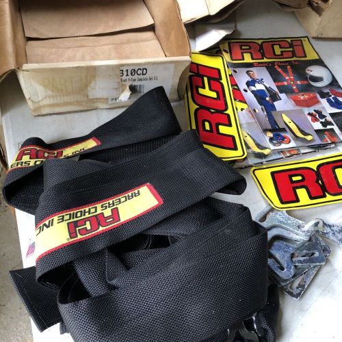 Two Sets RCI Racing 5 Point Harness 3” Y Type Complete Sets Black Belts 9310CD, US $100.00, image 17