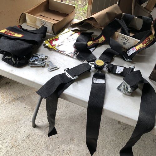 Two Sets RCI Racing 5 Point Harness 3” Y Type Complete Sets Black Belts 9310CD, US $100.00, image 19