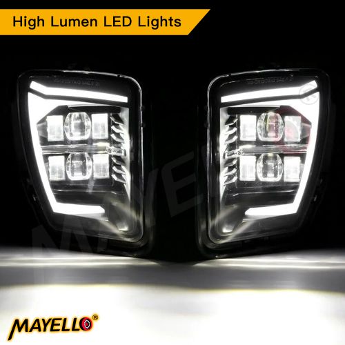 Bumper DRL LED Fog Lights Lamps For Dodge Ram 1500 2013 2014 2015 2016 2017 2018, US $95.99, image 2